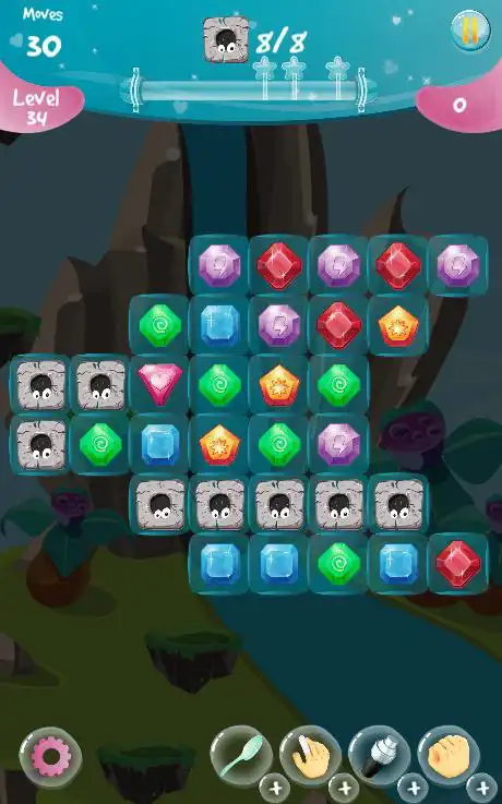 Play Jewel Worlds Aurora  | Jewel Puzzle Game 2019 as an online game Jewel Worlds Aurora  | Jewel Puzzle Game 2019 with UptoPlay